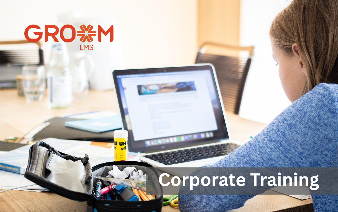 Best corporate training LMS for employee engagement and performance: GroomLMS