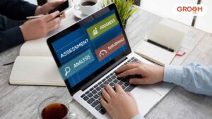 Employee compliance training tracked through an LMS