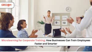 Microlearning for corporate training with employees learning through digital modules
