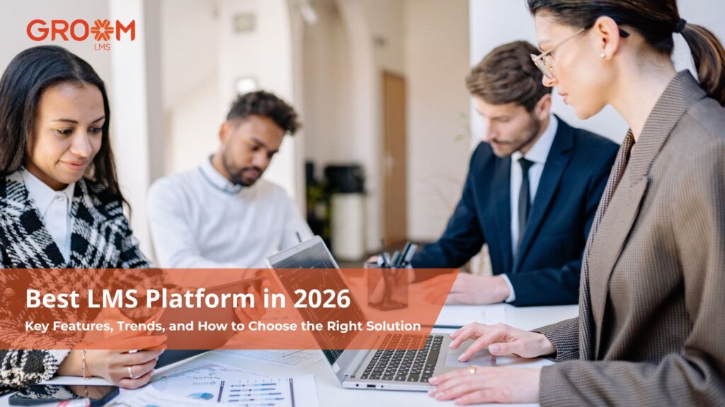 Team evaluating the best LMS platform for workplace learning