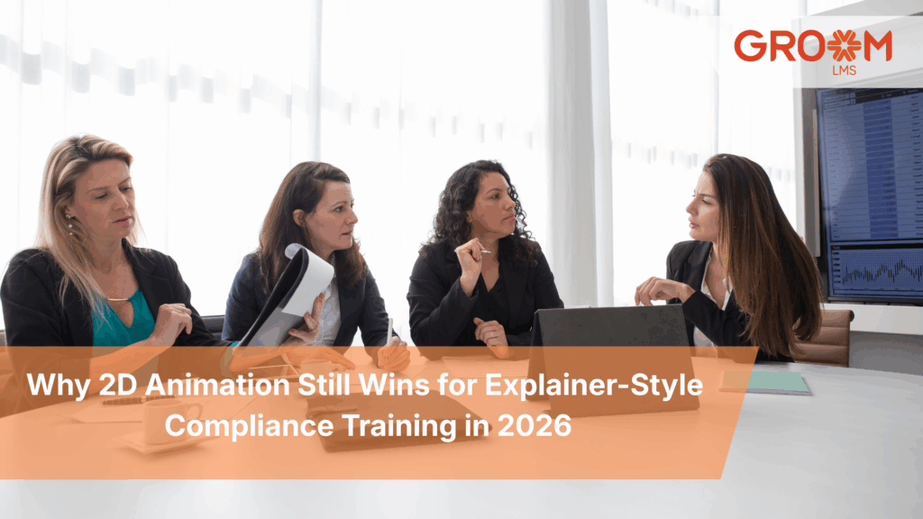 2D animation for compliance training explained through engaging workplace scenarios