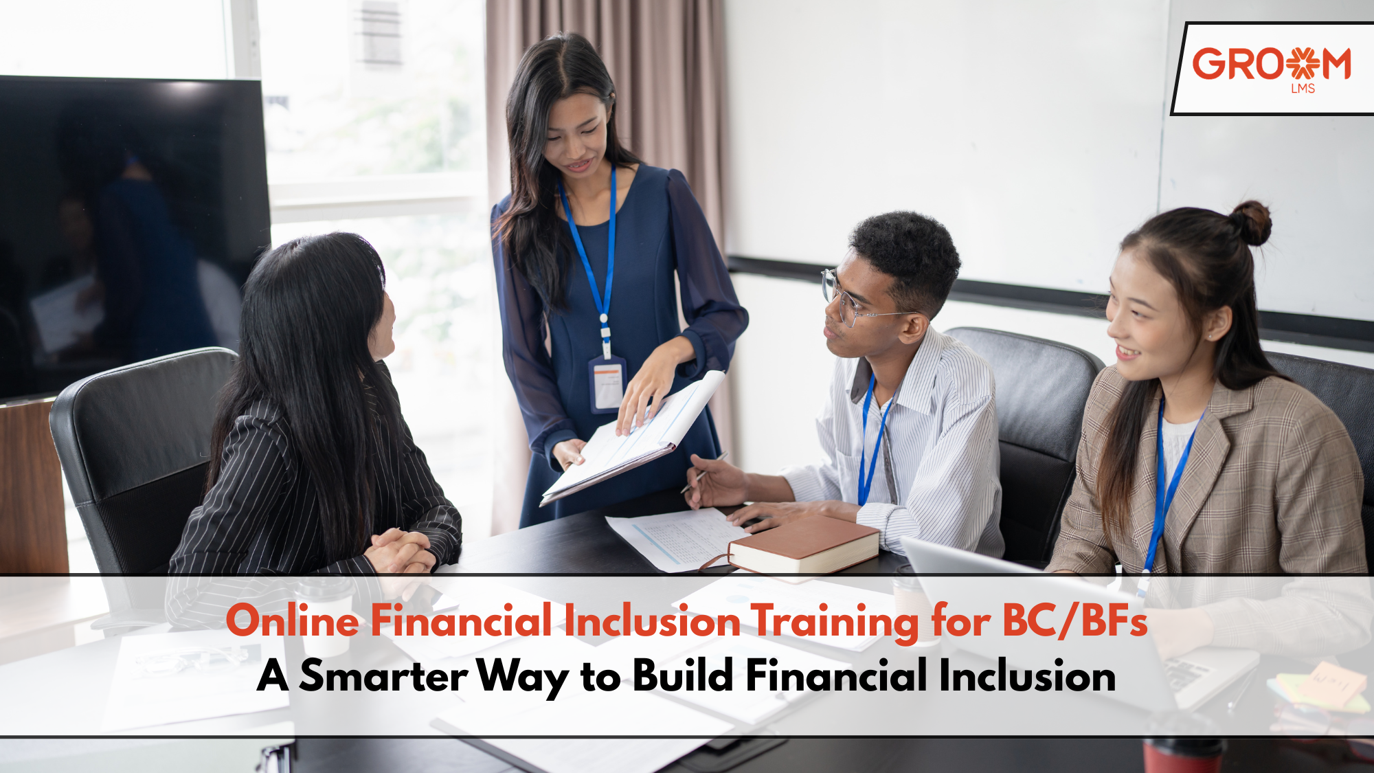 Professionals attending an online financial inclusion training session for BC/BFs.