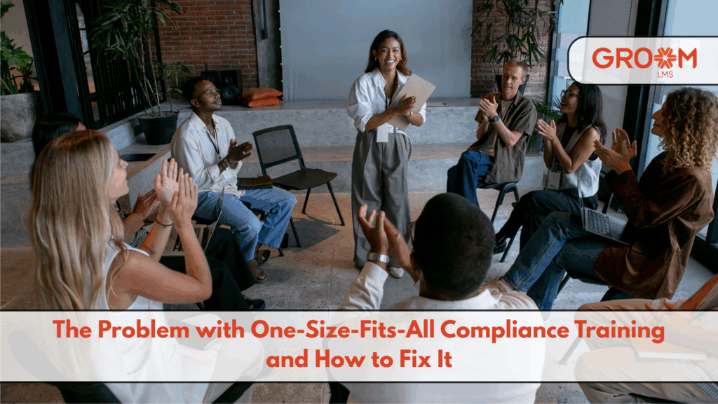 Team participating in a compliance training session.