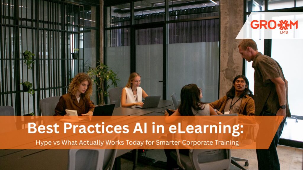 AI in eLearning improving corporate training with GroomLMS