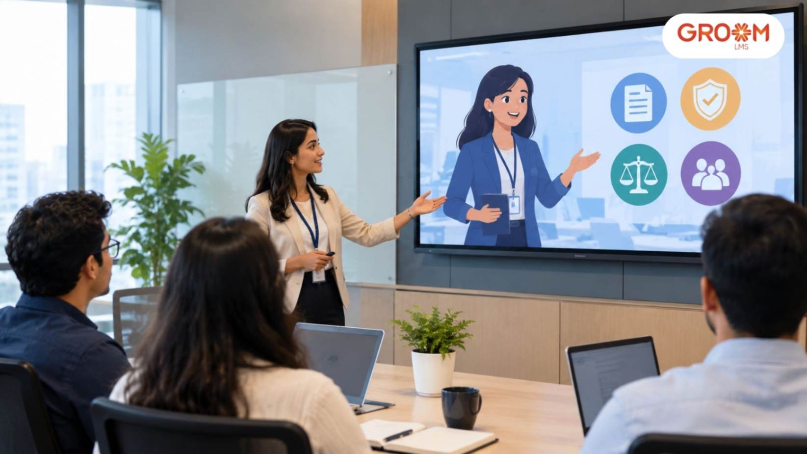 2D animation for compliance training helping employees understand workplace policies through engaging digital learning.