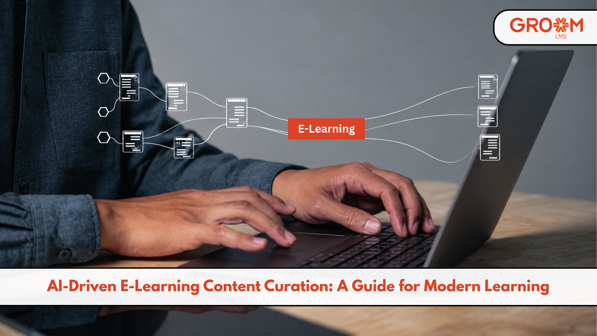 AI-driven e-learning content curation on a digital platform