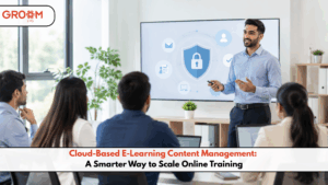 Cloud-based e-learning content management for online training
