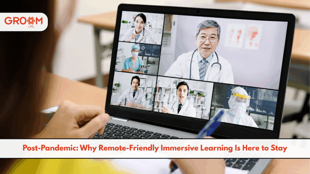 Remote-friendly immersive learning through virtual training