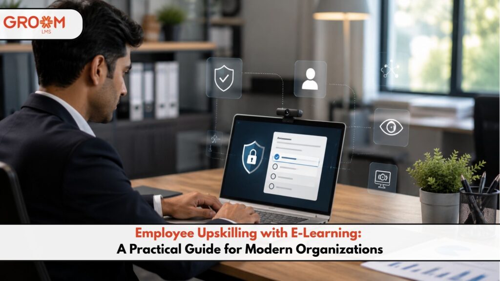 Employee upskilling with e-learning through a digital LMS